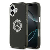 Apple iPhone 17 Kılıf Mercedes Benz Orjinal Lisanslı M-safe Şarj Özellikli Çift Katmanlı PC Nostaljik Yıldız Dizayn Kapak