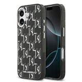 Apple iPhone 17 Kılıf Orjinal Lisanslı M-safe Şarj Özellikli Karl Lagerfeld IML Baskılı Monogram Dizayn Kapak