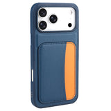 Apple iPhone 17 Pro Kılıf Kartlıklı Zore X-Kart Silikon Kapak
