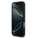 Apple iPhone 17 Pro Kılıf Lacoste Orjinal Lisanslı M-safe Şarj Özellikli PU Deri Tasarımlı Kartlıklı Karışık Monogram Desenli Kapak