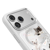 Apple iPhone 17 Pro Kılıf M-safe Şarj Özellikli 3D Baskılı Tasarım Mutural The Cat Serisi Kapak