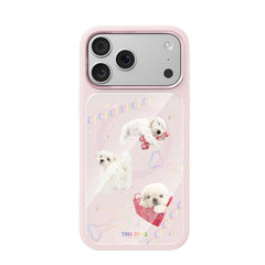 Apple iPhone 17 Pro Kılıf M-safe Şarj Özellikli 3D Baskılı Tasarım Mutural The Dog Serisi Kapak