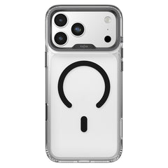 Apple iPhone 17 Pro Kılıf M-safe Şarj Özellikli Airbag Tasarımlı O-Ring Şeffaf Kajsa Trans Shield Serisi Kapak
