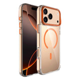 Apple iPhone 17 Pro Kılıf M-safe Şarj Özellikli Airbagli Kamera Standlı Zore Azor Kapak