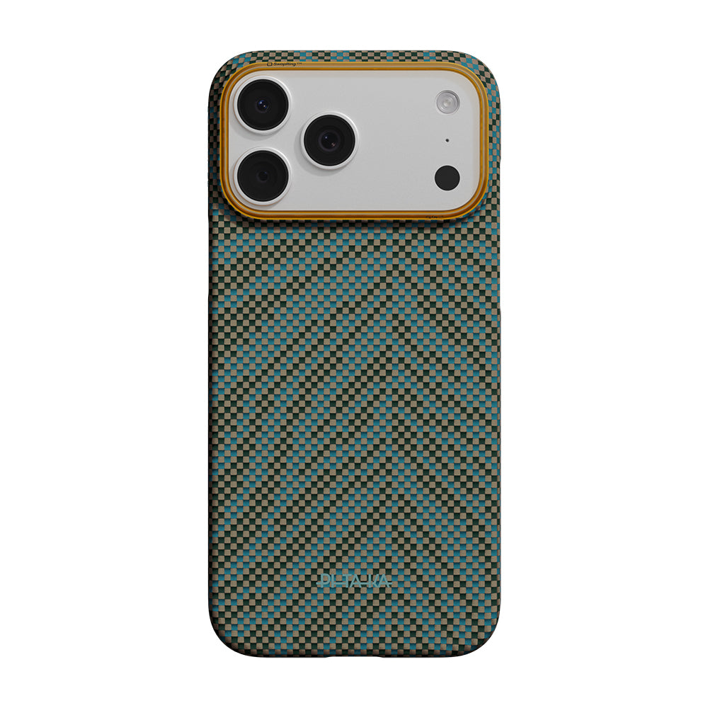 Apple iPhone 17 Pro Kılıf M-safe Şarj Özellikli Aramid Fiber Pitaka Breath of Veins Serisi Kapak