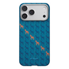 Apple iPhone 17 Pro Kılıf M-safe Şarj Özellikli Aramid Fiber Pitaka Edge Serisi Happiness Rides Kapak