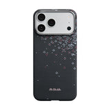 Apple iPhone 17 Pro Kılıf M-safe Şarj Özellikli Aramid Fiber Pitaka Sakura Hours Serisi Kapak