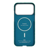 Apple iPhone 17 Pro Kılıf M-safe Şarj Özellikli Aramid Fiber Pitaka Tactile Woven Monogram Serisi Kapak