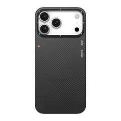 Apple iPhone 17 Pro Kılıf M-safe Şarj Özellikli Aramid Fiber Youngkit 1500D Kevlar Extreme Wing Titanyum-Gold Serisi Kapak
