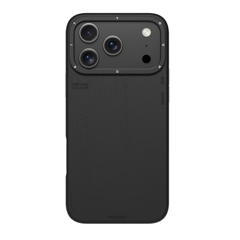 Apple iPhone 17 Pro Kılıf M-safe Şarj Özellikli Basit Mat Deri Desenli Youngkit Tech Fashion Serisi Kapak
