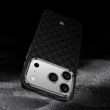 Apple iPhone 17 Pro Kılıf M-Safe Şarj Özellikli Benks ArmorPro ArmorGrid Serisi Kevlar Kapak