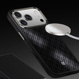 Apple iPhone 17 Pro Kılıf M-Safe Şarj Özellikli Benks ArmorPro ArmorGrid Serisi Kevlar Kapak