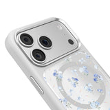 Apple iPhone 17 Pro Kılıf M-safe Şarj Özellikli Çiçek Tasarımlı Mutural Flower Serisi Kapak