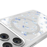 Apple iPhone 17 Pro Kılıf M-safe Şarj Özellikli Çiçek Tasarımlı Mutural Flower Serisi Kapak