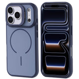 Apple iPhone 17 Pro Kılıf M-safe Şarj Özellikli Kamera Standlı Zore Notron Kapak