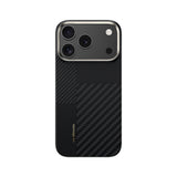 Apple iPhone 17 Pro Kılıf M-safe Şarj Özellikli Karbon Fiber Benks Montage ArmorAir Kevlar Kapak