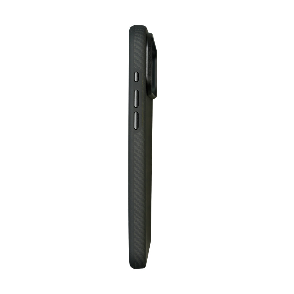 Apple iPhone 17 Pro Kılıf M-safe Şarj Özellikli Mohseven 600D Aramid Fiber Kapak