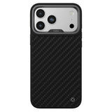 Apple iPhone 17 Pro Kılıf M-safe Şarj Özellikli O-Ring Kajsa Carbon Fiber Serisi Kapak