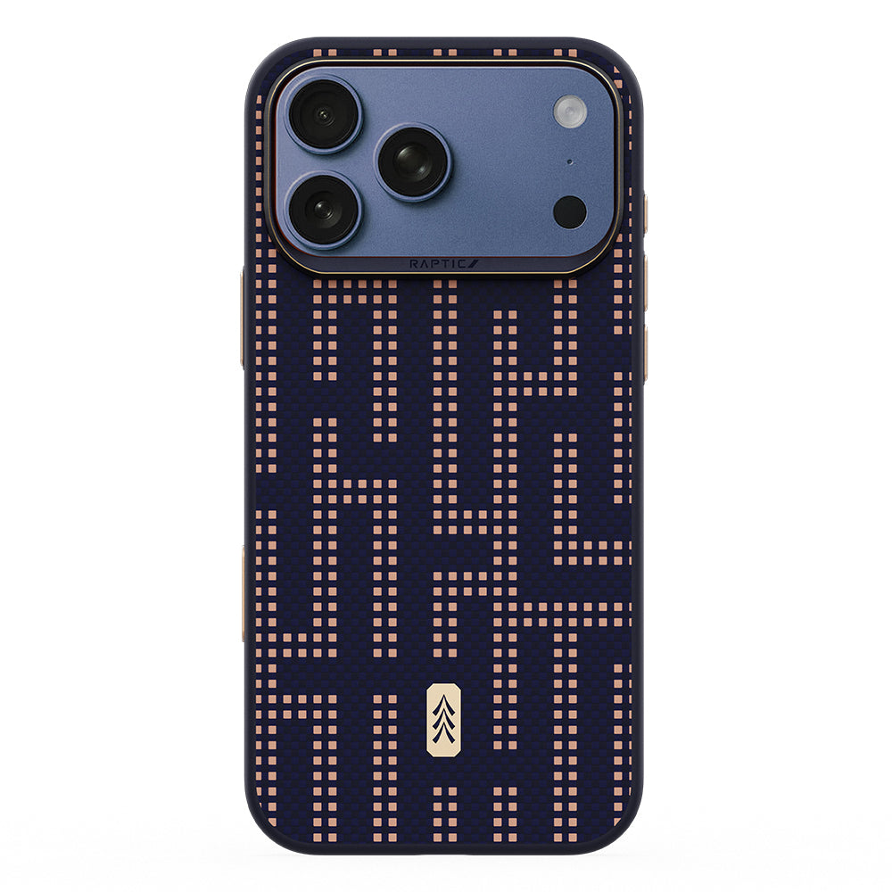 Apple iPhone 17 Pro Kılıf M-safe Şarj Özellikli Raptic Aramid Dual Grid Serisi Kapak