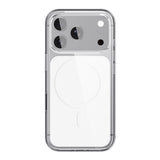 Apple iPhone 17 Pro Kılıf M-safe Şarj Özellikli Şeffaf Tasarımlı Wlons Apel Kapak