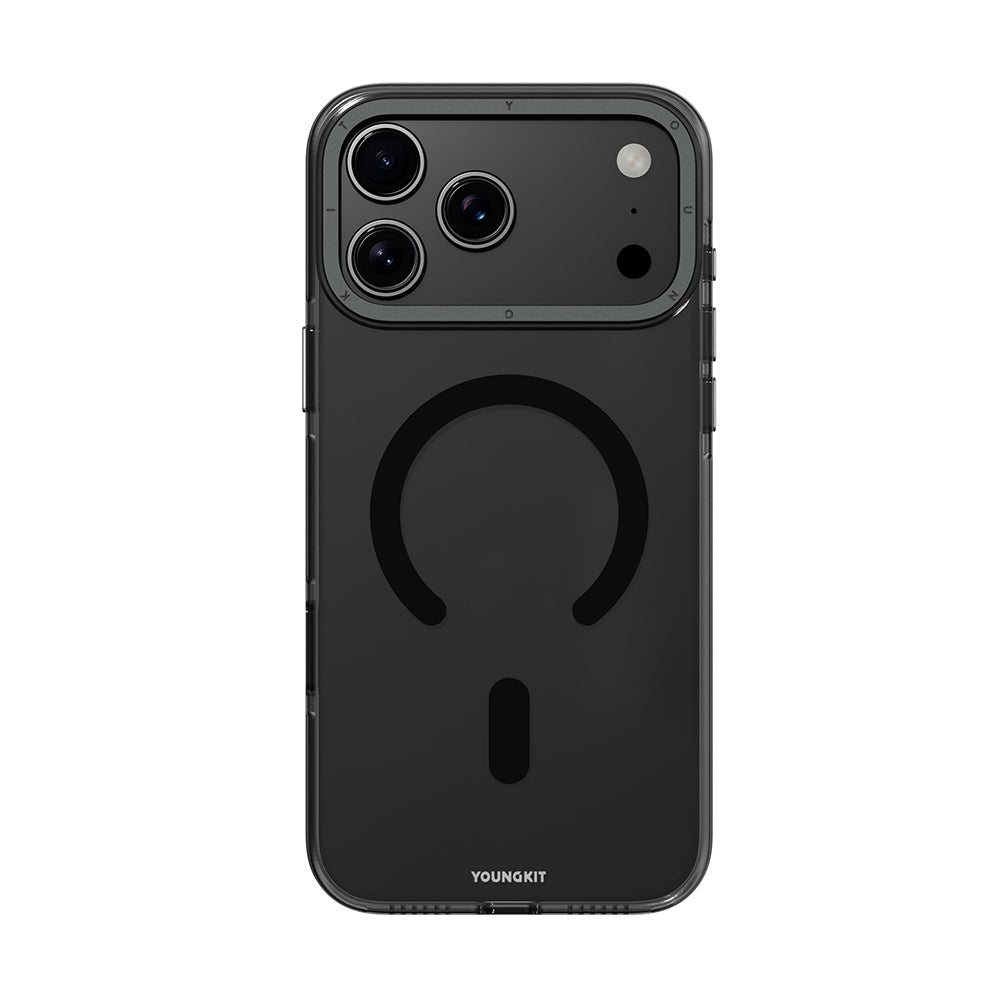 Apple iPhone 17 Pro Kılıf M-safe Şarj Özellikli Şeffaf Youngkit Crystal Shield Serisi Kapak