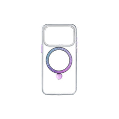 Apple iPhone 17 Pro Kılıf M-safe Şarj Özellikli Simli Standlı Pynana Dancing Circle Trendy Serisi Kapak