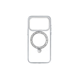 Apple iPhone 17 Pro Kılıf M-safe Şarj Özellikli Simli Standlı Pynana Dancing Circle Trendy Serisi Kapak