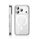 Apple iPhone 17 Pro Kılıf M-safe Şarj Özellikli Transparan Sert PC Wlons Pita Kapak