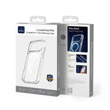 Apple iPhone 17 Pro Kılıf M-safe Şarj Özellikli Wiwu CS-202 Crystal Shield Pro Serisi Anti Yellowing Sert PC Kapak