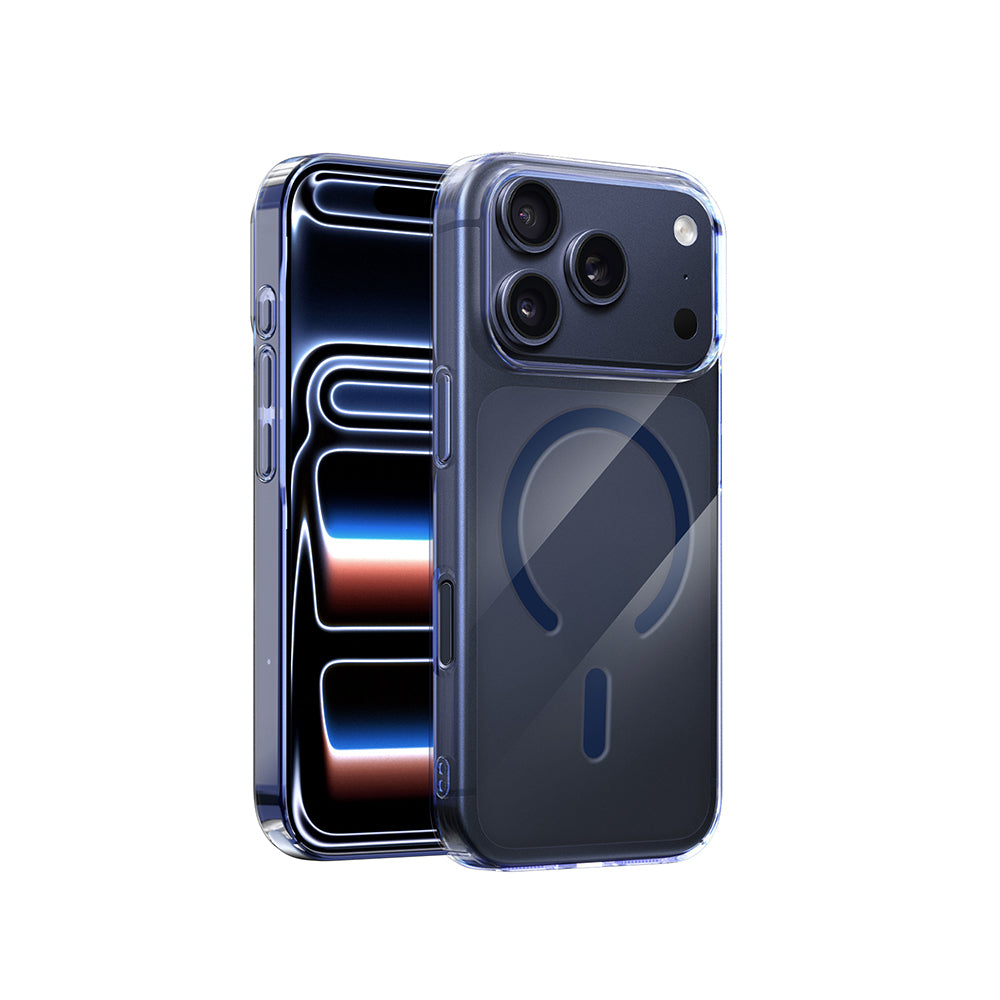 Apple iPhone 17 Pro Kılıf M-safe Şarj Özellikli Wiwu YXK-207 Invisible Pro Sert PC Kapak