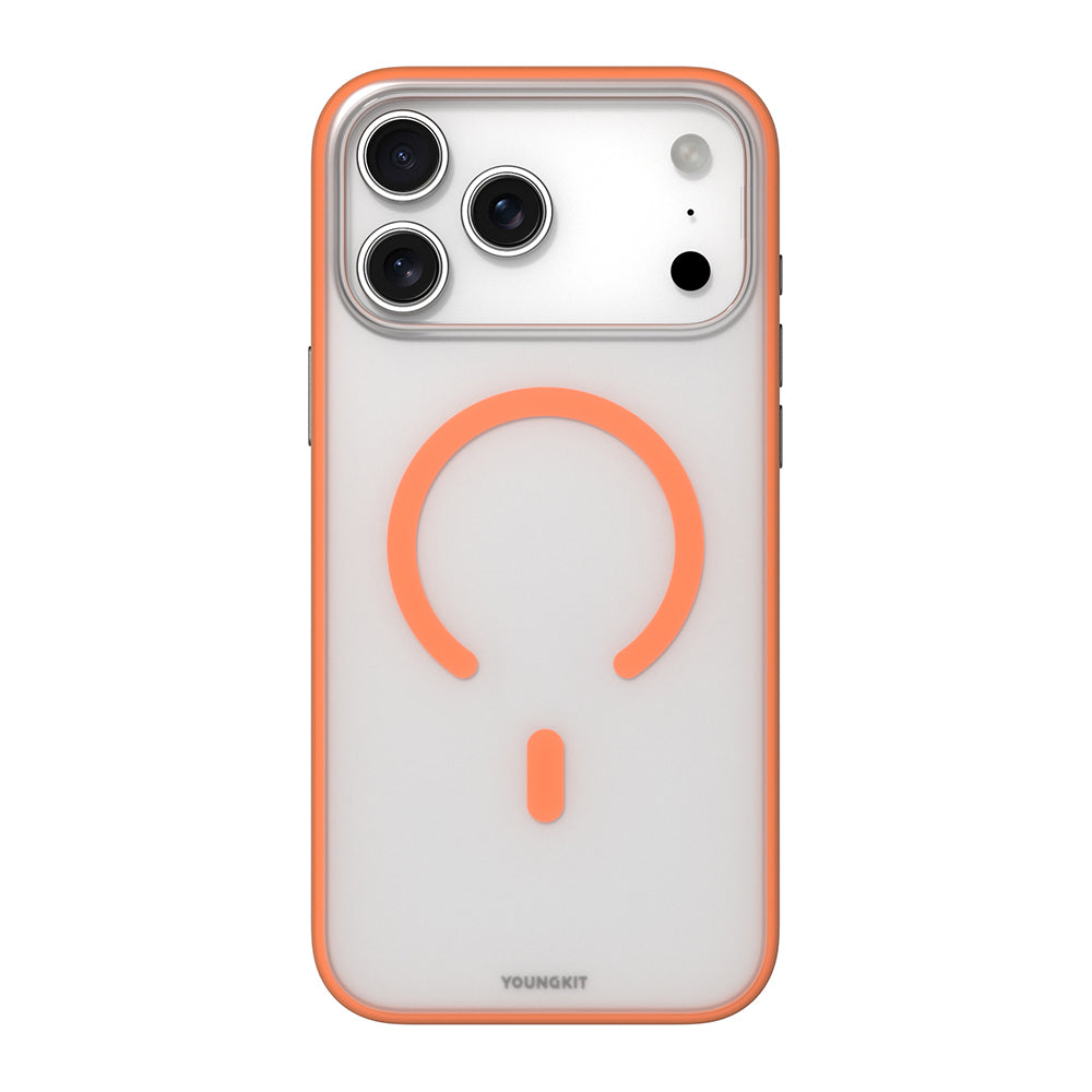 Apple iPhone 17 Pro Kılıf M-safe Şarj Özellikli Youngkit Clear Serisi Kapak