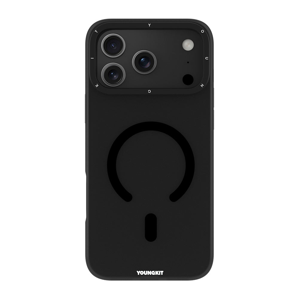 Apple iPhone 17 Pro Kılıf M-safe Şarj Özellikli Youngkit Hidden Sand Serisi Kapak