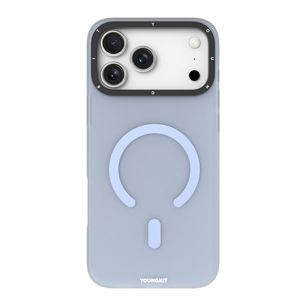 Apple iPhone 17 Pro Kılıf M-safe Şarj Özellikli Youngkit Hidden Sand Serisi Kapak