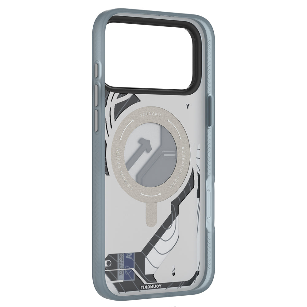 Apple iPhone 17 Pro Kılıf M-safe Şarj Özellikli Youngkit Starship Serisi Kapak