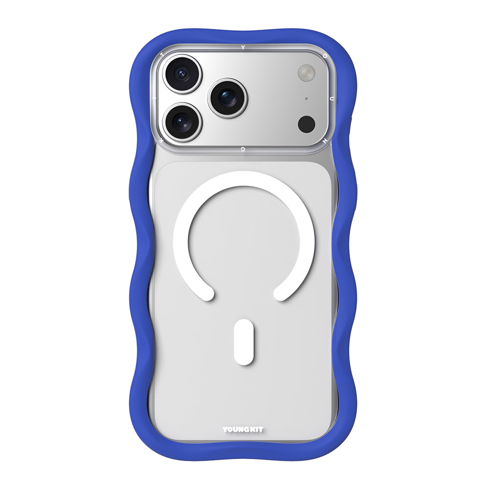 Apple iPhone 17 Pro Kılıf M-safe Şarj Özellikli Youngkit Wave Clear Serisi Kapak