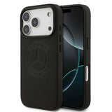 Apple iPhone 17 Pro Kılıf Mercedes Benz Orjinal Lisanslı M-safe Şarj Özellikli Hakiki Deri Nostaljik Yıldız Dizayn Kapak