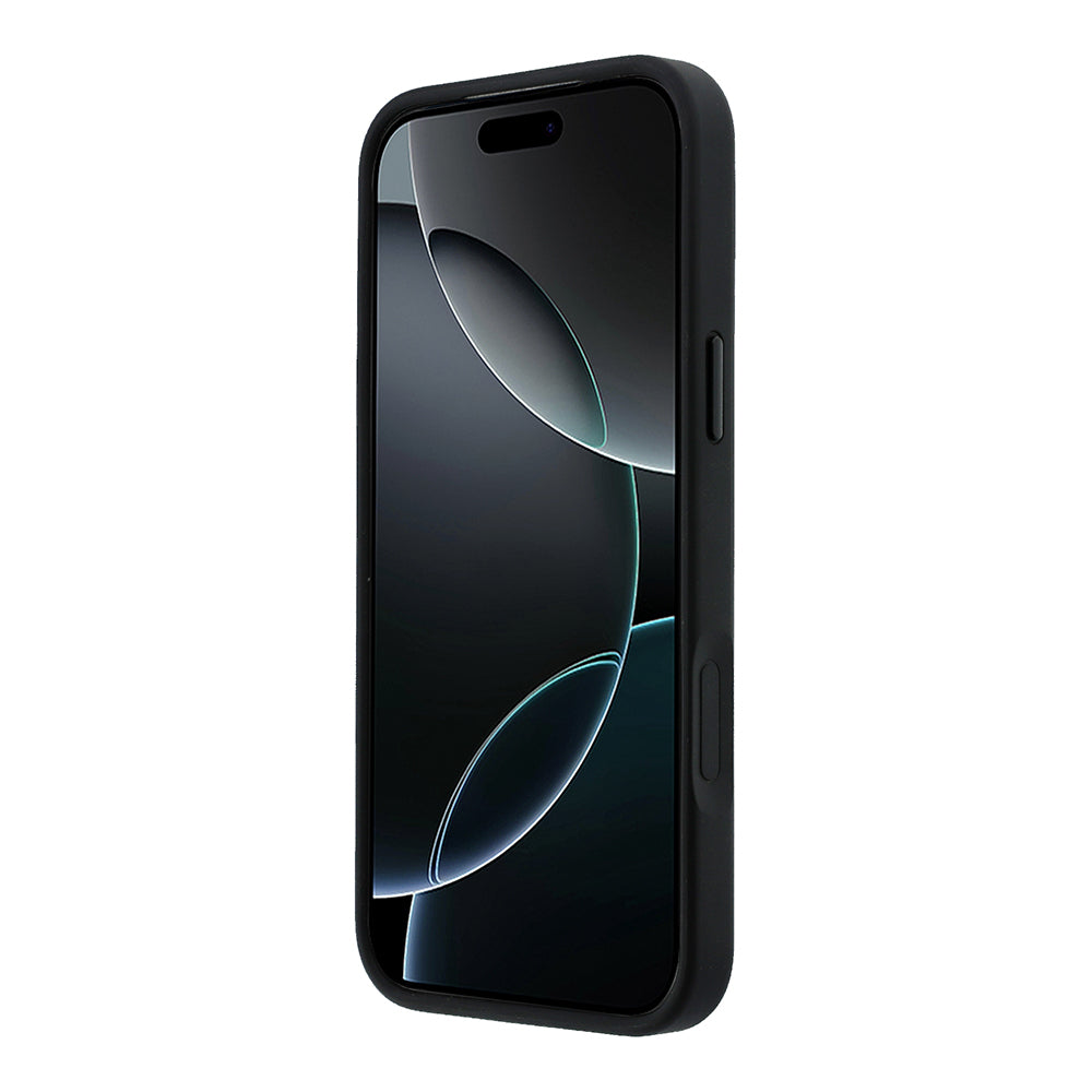 Apple iPhone 17 Pro Kılıf Mercedes Benz Orjinal Lisanslı M-safe Şarj Özellikli Metal Yıldız Logolu Kabartmalı Deri Kapak