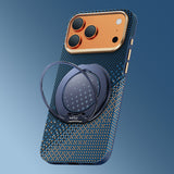 Apple iPhone 17 Pro Kılıf Raptic 2in1 Bundle Kit Aramid Skin Serenity Serisi Stand ve Kapak