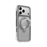 Apple iPhone 17 Pro Kılıf Wiwu AS-203 AeroShield Ultra Serisi M-safe Şarj Özellikli Airbag Tasarımlı Standlı Kapak