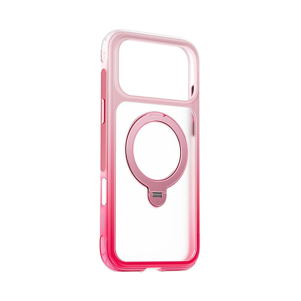 Apple iPhone 17 Pro Kılıf Wiwu AS-204 AeroShield Aurora Ultra Serisi M-safe Şarj Özellikli Airbag Tasarımlı Standlı Kapak
