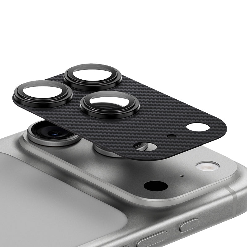 Apple iPhone 17 Pro Max Benks ArmorWarrior Serisi 600D Kevlar Kamera Lens Koruyucu