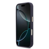 Apple iPhone 17 Pro Max Kılıf Guess Orjinal Lisanslı M-safe Şarj Özellikli Sıcak Baskılı Yazı Logolu PU Deri Peony Kapak