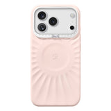 Apple iPhone 17 Pro Max Kılıf Kabartma Tasarımlı Metal Kamera Çerçeveli Pynana Starlight Serisi Kapak