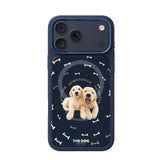 Apple iPhone 17 Pro Max Kılıf M-safe Şarj Özellikli 3D Baskılı Tasarım Mutural The Dog Serisi Kapak