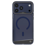 Apple iPhone 17 Pro Max Kılıf M-safe Şarj Özellikli Airbag Tasarımlı O-Ring Şeffaf Kajsa Alüminyum Trans Shield Serisi Kapak