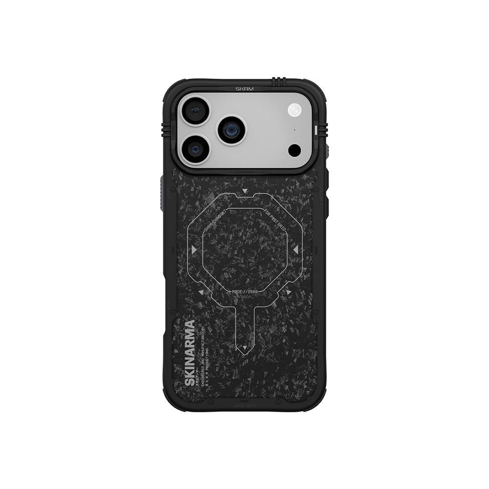 Apple iPhone 17 Pro Max Kılıf M-safe Şarj Özellikli Airbag Tasarımlı Skinarma Vektor Kapak
