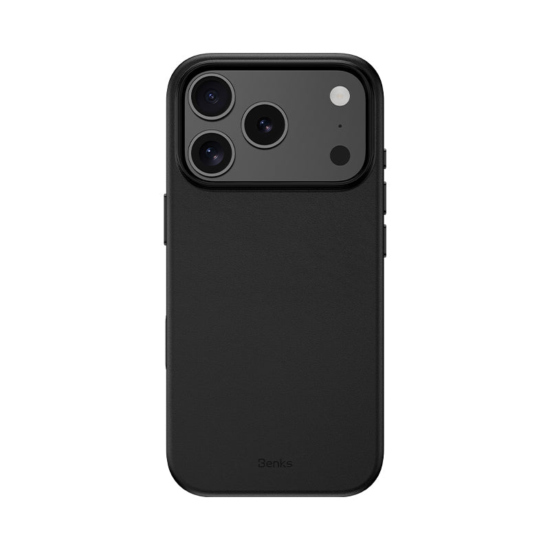 Apple iPhone 17 Pro Max Kılıf M-safe Şarj Özellikli Çizilmeye Dayanıklı Benks VitaPro Serisi PU Deri Kapak