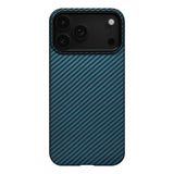 Apple iPhone 17 Pro Max Kılıf M-Safe Şarj Özellikli Kamera Kontrol Butonlu Aramid Fiber Pitaka Ultra-Slim Kapak