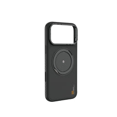 Apple iPhone 17 Pro Max Kılıf M-safe Şarj Özellikli Metal Standlı Lenyes CK225 Kevlar Kapak