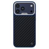 Apple iPhone 17 Pro Max Kılıf M-safe Şarj Özellikli O-Ring Kajsa Carbon Fiber Serisi Kapak